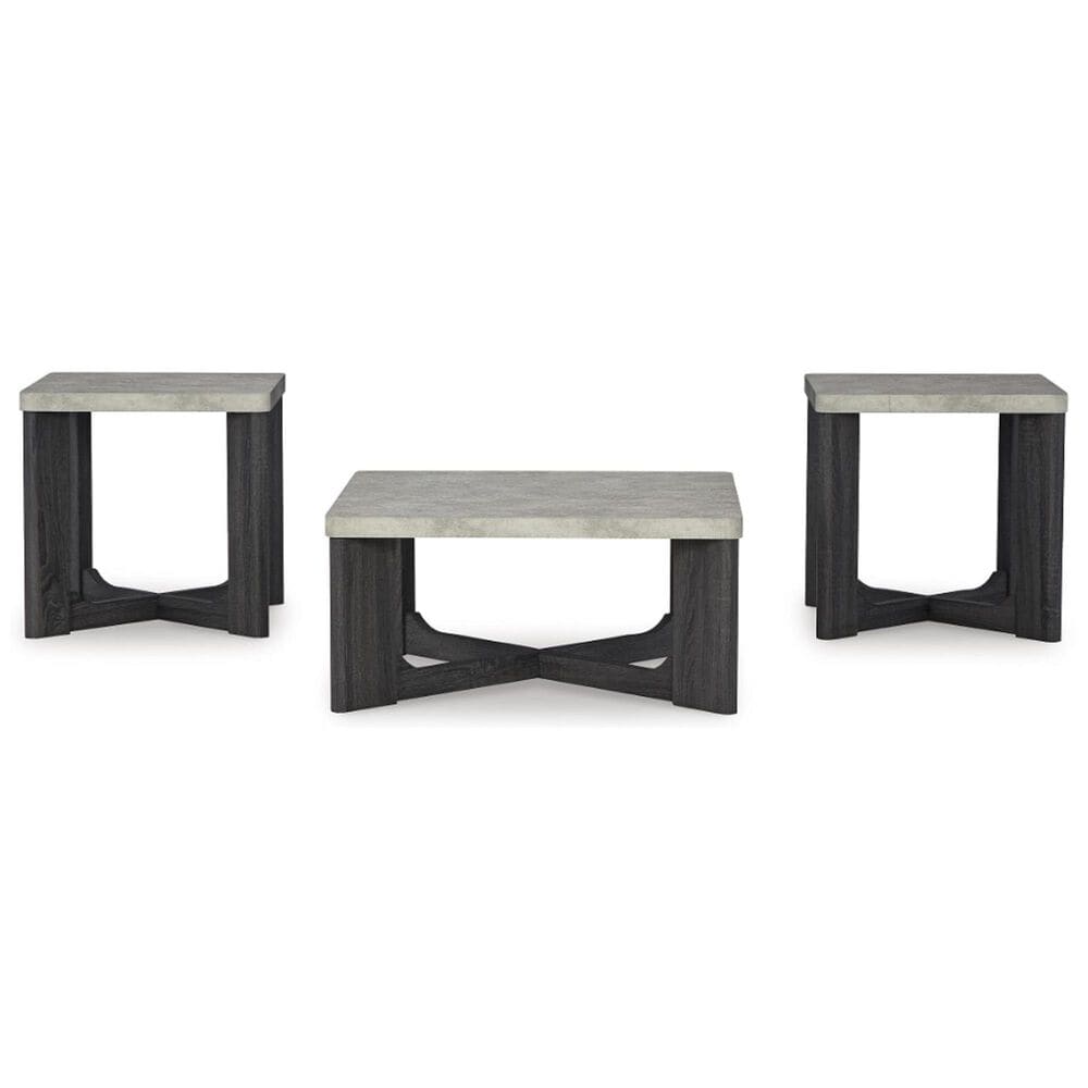 Titanic Furniture Isabella 3-Piece Table Set in Gray, , large