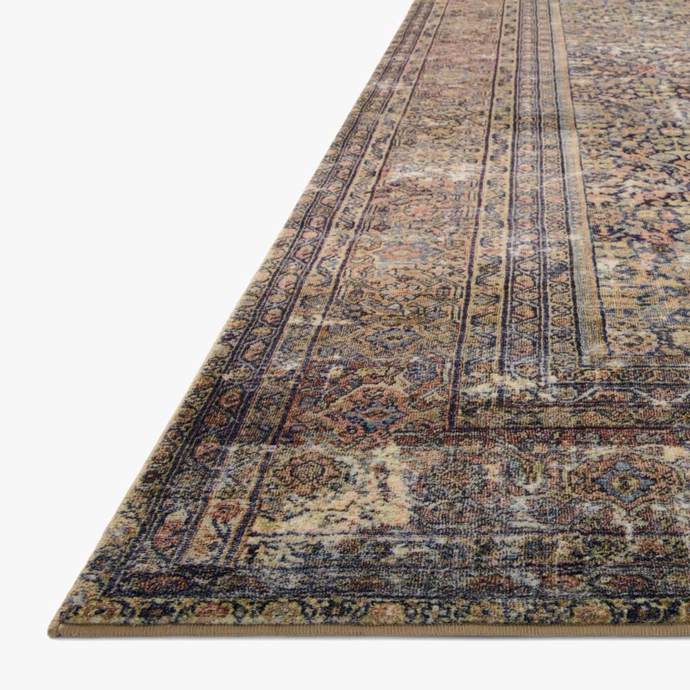 Amber Lewis x Loloi Morgan 2&#39;3&quot; x 7&#39;6&quot; Denim and Multicolor Runner, , large