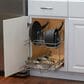 Household Essentials Glidez 2-Tier Multipurpose Pull Out/Slide Out Basket Storage Organizer in Chrome, , large