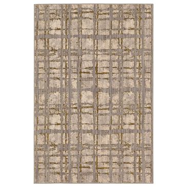 Karastan Axiom Chiasma 92113-00527 5"3" x 7"10" Gold Area Rug, , large