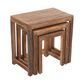Jofran Reclamation Nesting Table in Brown ( Set of 3), , large