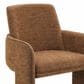 Casabianca Home Brenda Arm Chair in Cinnamon Brown, , large