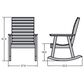 Highwood USA Weatherly Rocking Chair in Nantucket Blue, , large