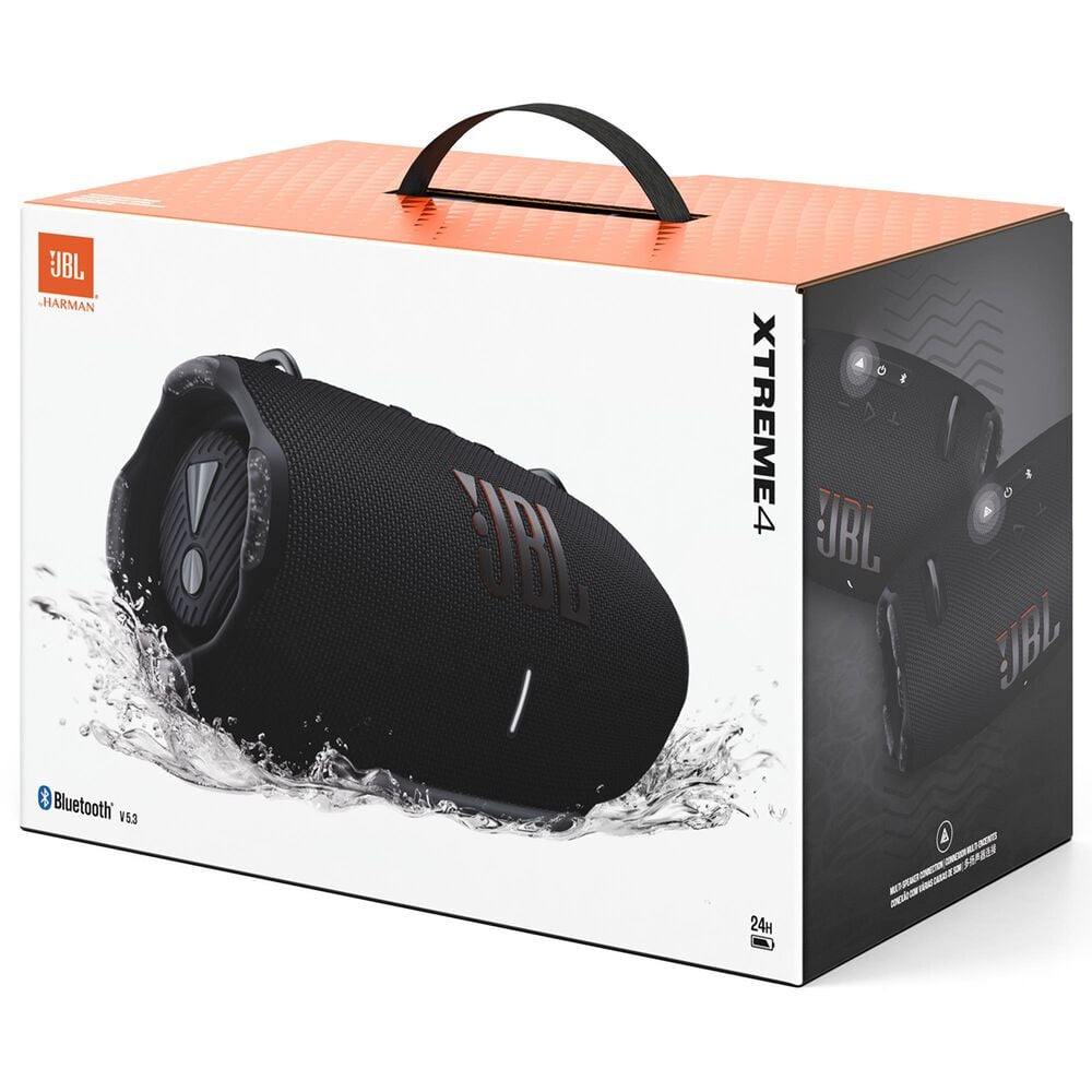 JBL Xtreme 4 Portable Waterproof Bluetooth Speaker in Black, , large