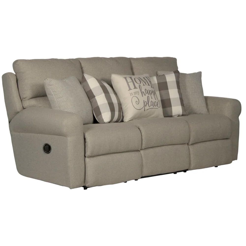 Catnapper Westport Lay Flat Manual Reclining Sofa in Bisque, , large