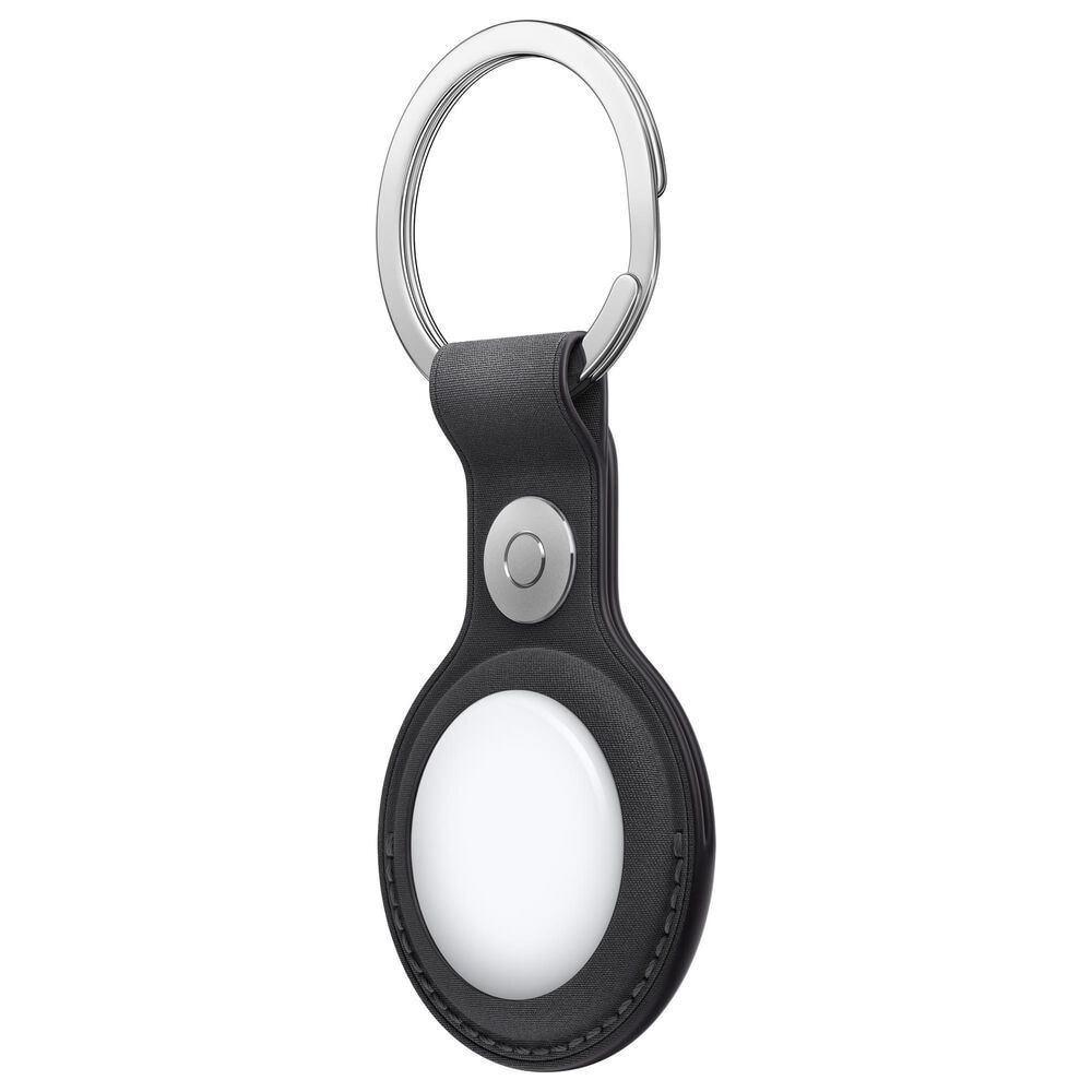 Apple AirTag FineWoven Key Ring in Black, , large