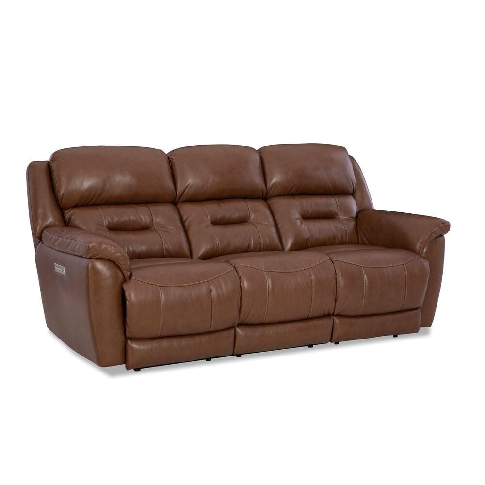 HomeStretch Contender Power Reclining Sofa in Saddle, , large