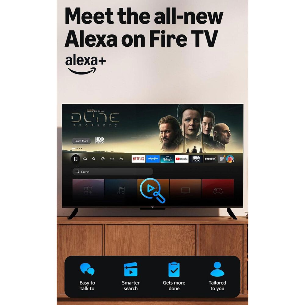 Amazon 75" Omni Mini-LED Series QLED 4K UHD in Black - Smart TV, , large