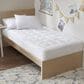 Hampton Park Cloud Soft Twin Overfilled Plush Hypoallergenic Down Alternative Waterproof Mattress Pad in White, , large