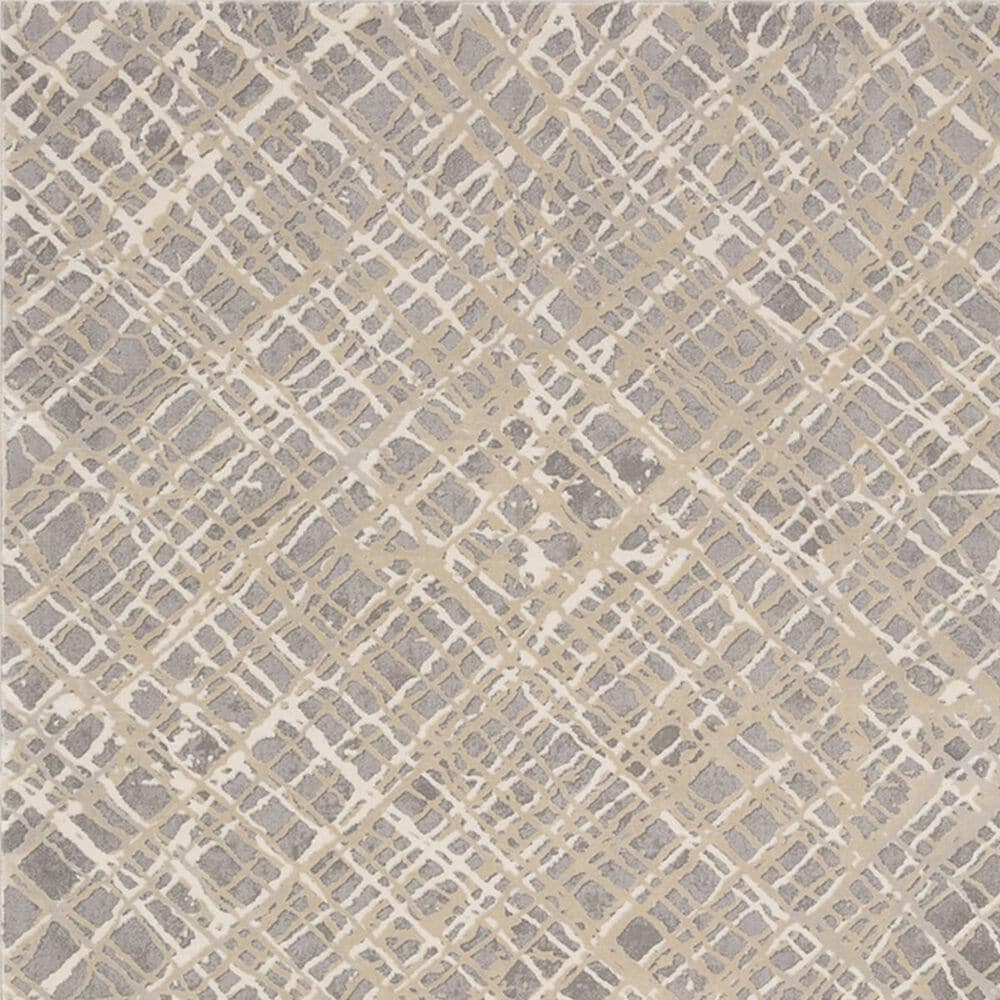 Surya Tibetan TBT-2316 6&#39;7&quot; x 9&#39;6&quot; Charcoal, Taupe and Khaki Area Rug, , large