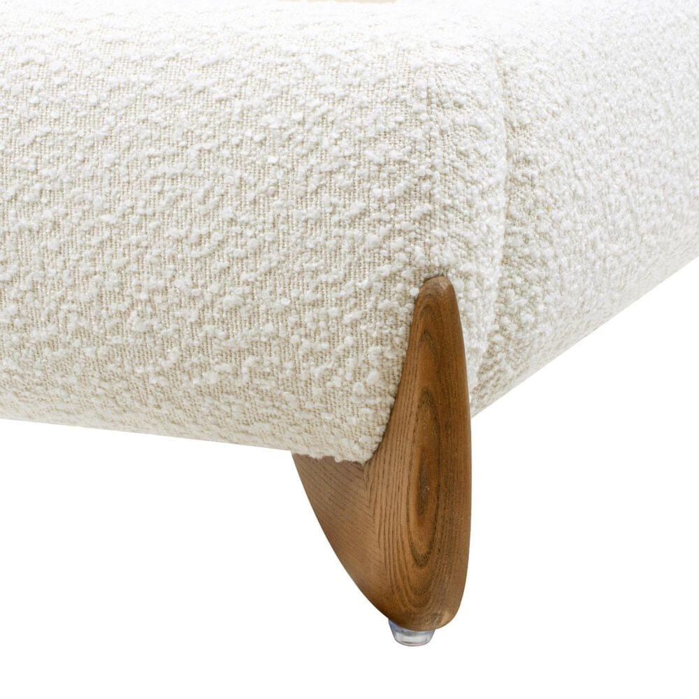 Jennifer Taylor Home Alpine Puffy Modern King Platform Bed in Ivory White, , large