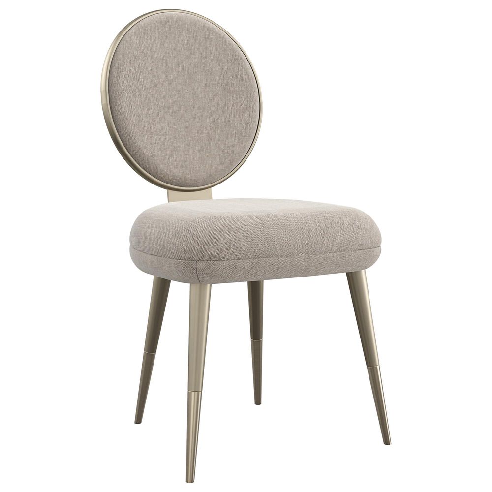 Schnadig Apollo Side Chair in Brushed Whisper Gold, , large