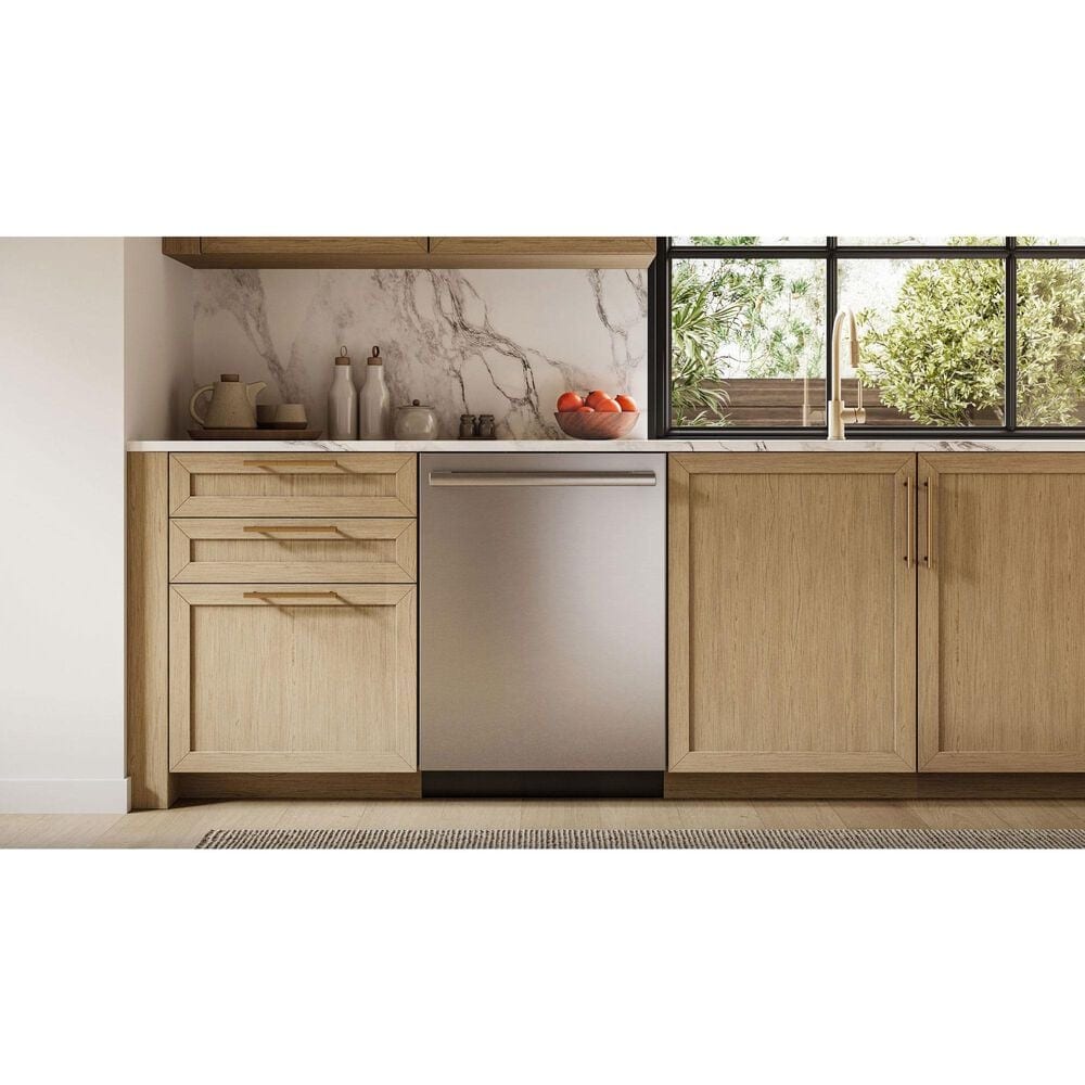 Bosch 300 Series 24&quot; Built-In Bar Handle Dishwasher with Anti-Fingerprint in Stainless Steel, , large
