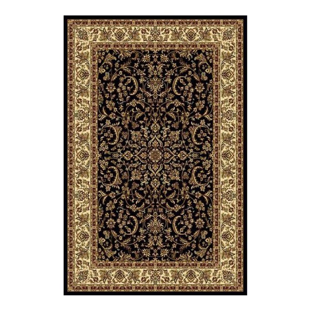 Radici USA Noble 1318 3'3" x 5'4" Black Area Rug, , large