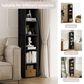 HOMLUX 5-Tier Cube Open Shelf Storage Organizer Bookcase in Blackwood, , large