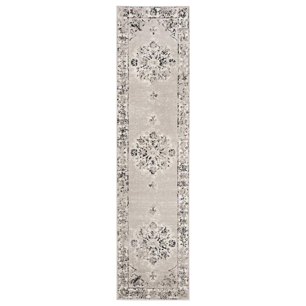 Safavieh Skyler SKY169K 2" x 6" Gray and Ivory Scatter Rug, , large