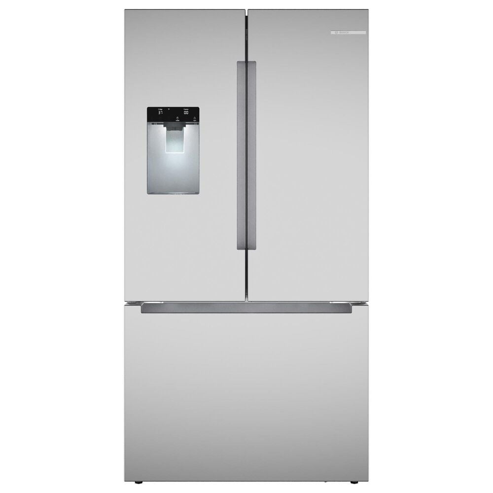 Bosch 100 Series 21.6 Cu. Ft. French Door Bottom Mount Refrigerator in Stainless Steel, , large