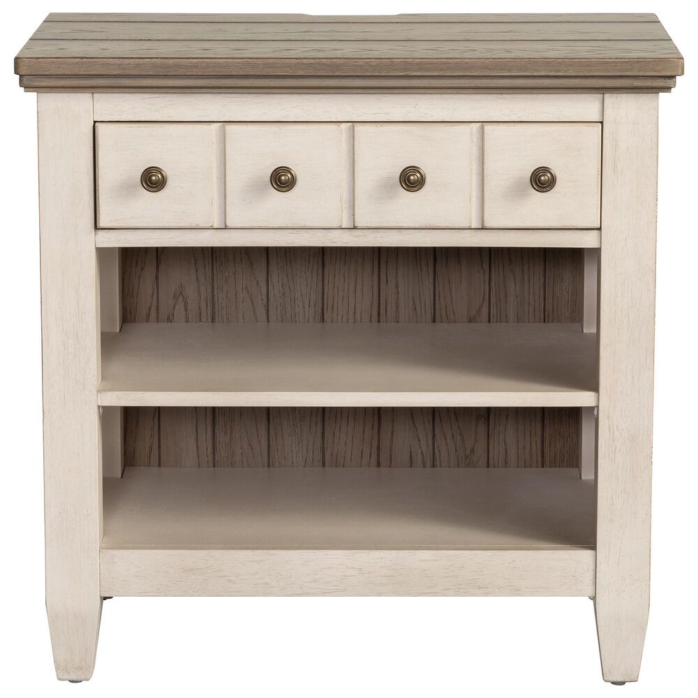 Belle Furnishings Heartland 1 Drawer Nightstand in Antique White, , large