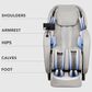 Osaki Advent 4D Power Zero Gravity Massage Chair with Spinning Calf Rollers in Taupe, , large