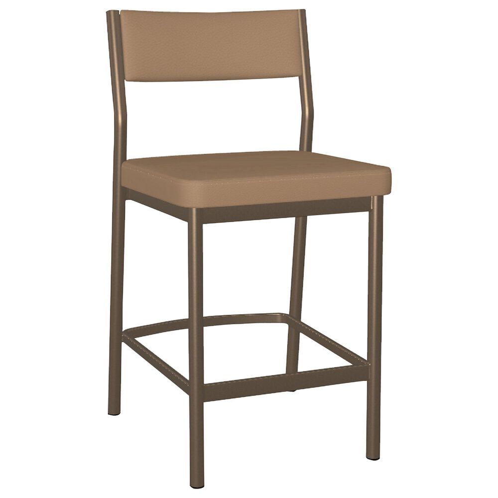 Amisco Adriana Counter Stool in Sugar Bronze, , large