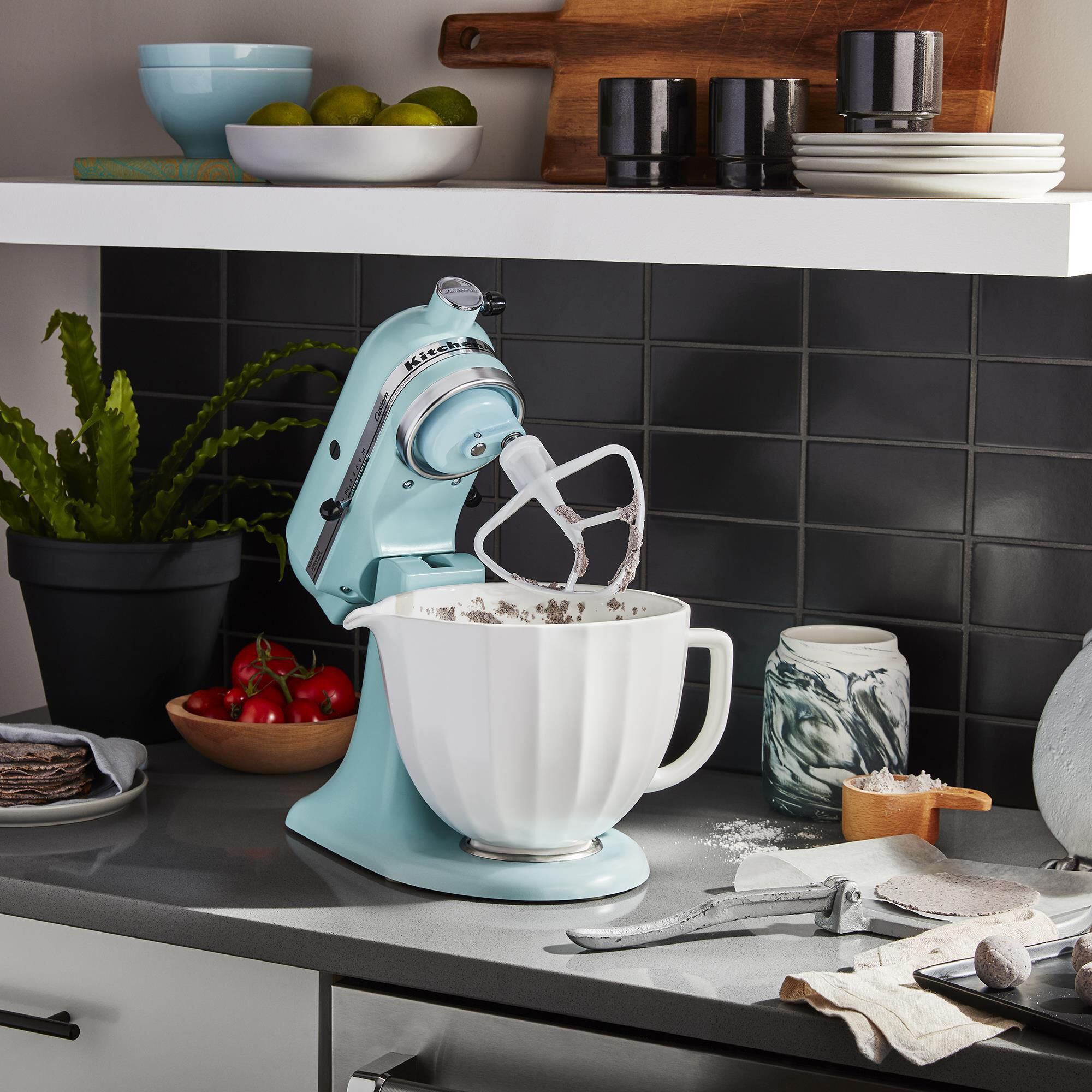KitchenAid Artisan 5-Quart Tilt-Head Stand Mixer in Mineral Water Blue