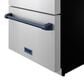 Thor Kitchen Gordon Ramsay 5.4 Cu. Ft. Undercounter Drawer Refrigerator with Blue Handle Kit in Stainless Steel, , large