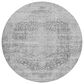 Dalyn Rug Company Karaj KJ8 8" Round Gray Indoor/Outdoor Area Rug, , large