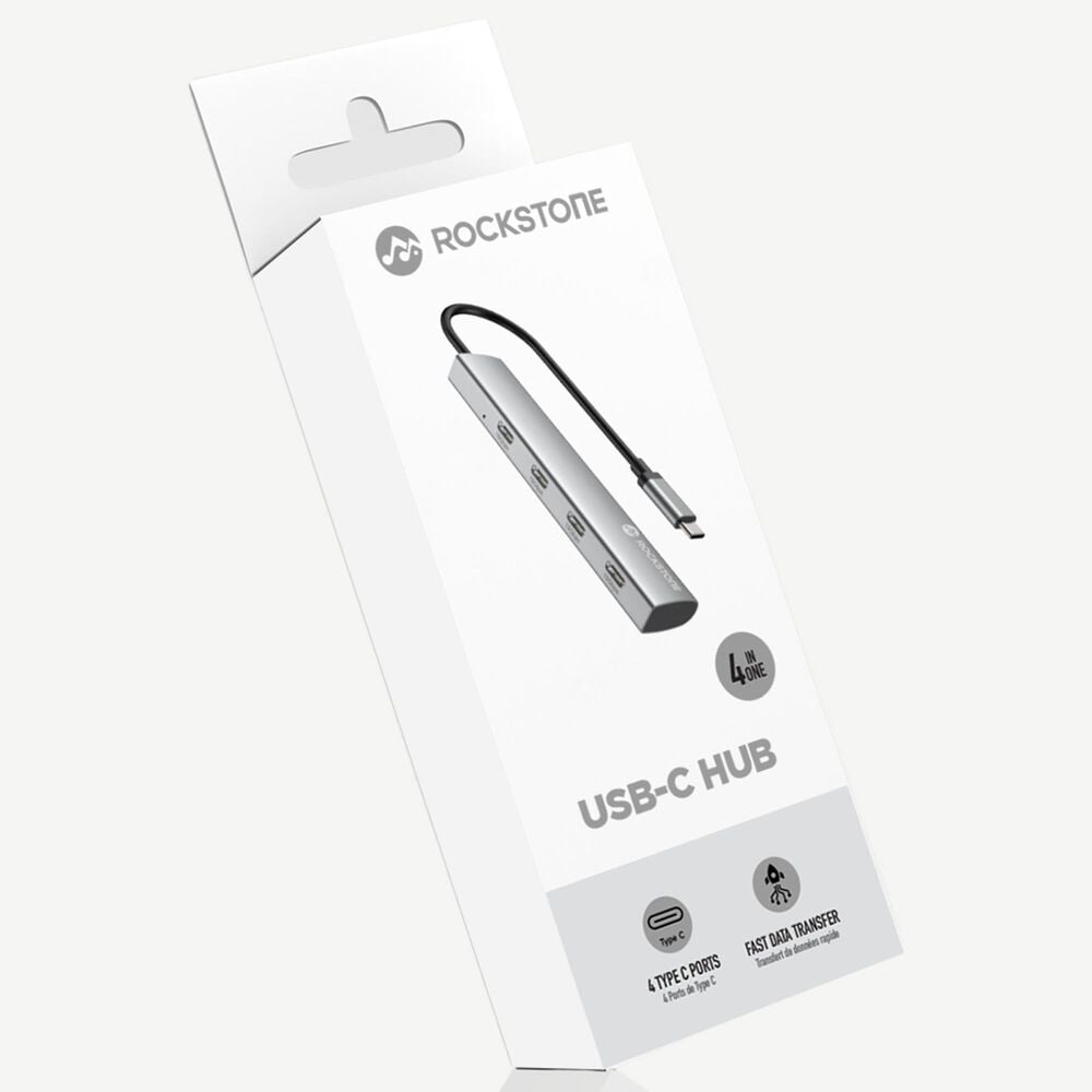 The Mighty Mount USB-C 4-in-1 Hub in Silver, , large