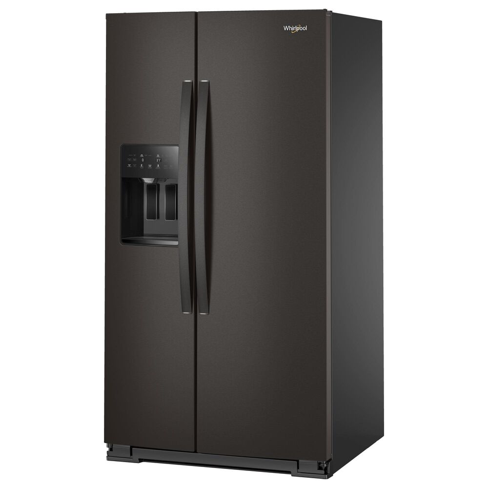 Whirlpool 28.7 Cu. Ft. Freestanding Side by Side Refrigerator in Black Stainless, , large