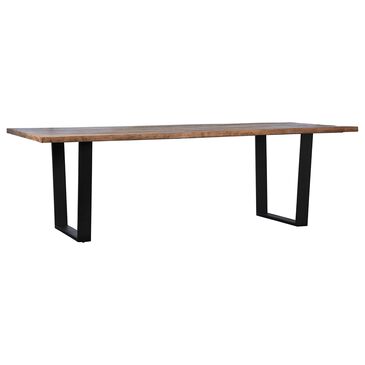 Blue Sun Designs Castro Rectangular Dining Table in Brown and Black, , large