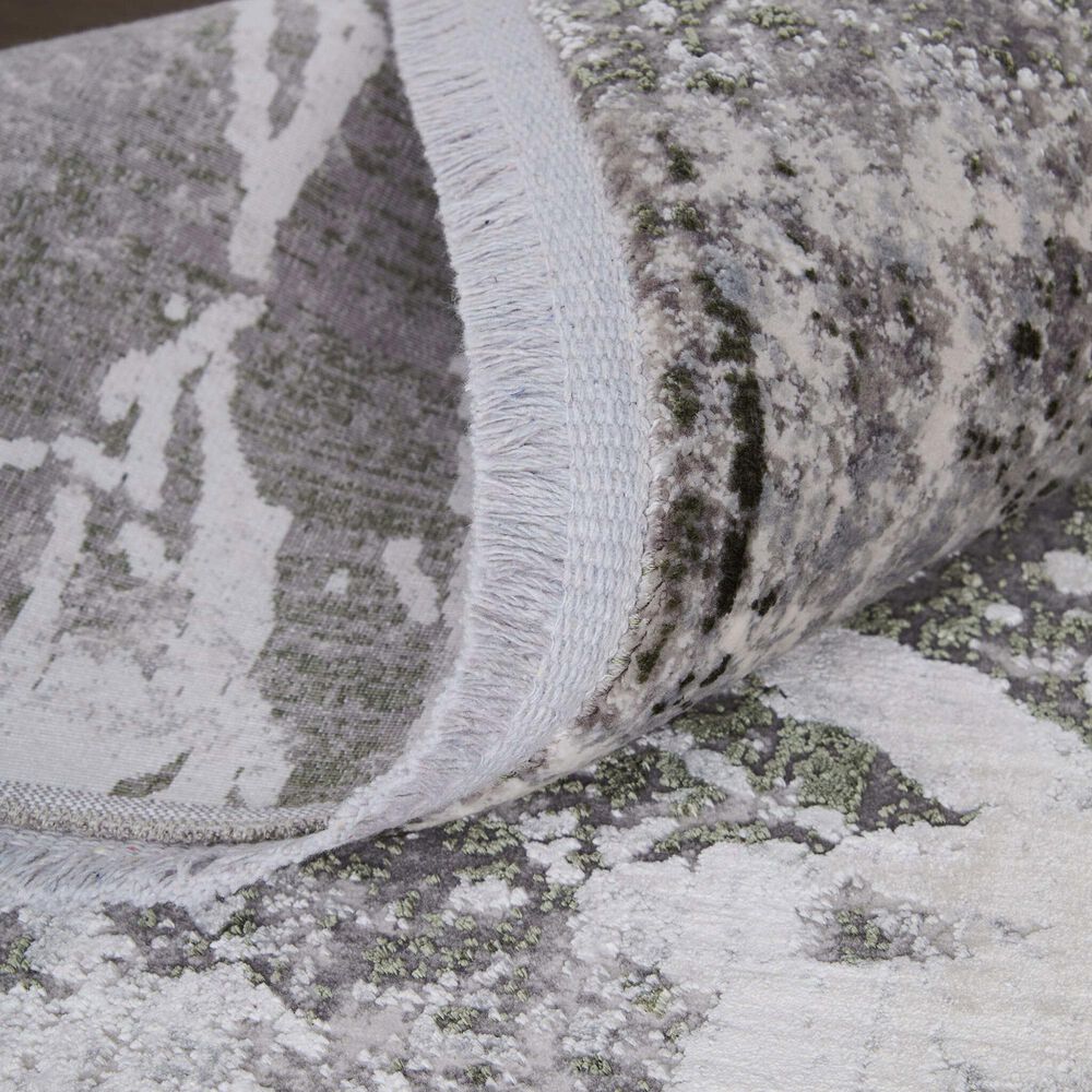 Feizy Cadiz 39N6F 13&#39; x 20&#39; Green and Ivory Area Rug, , large