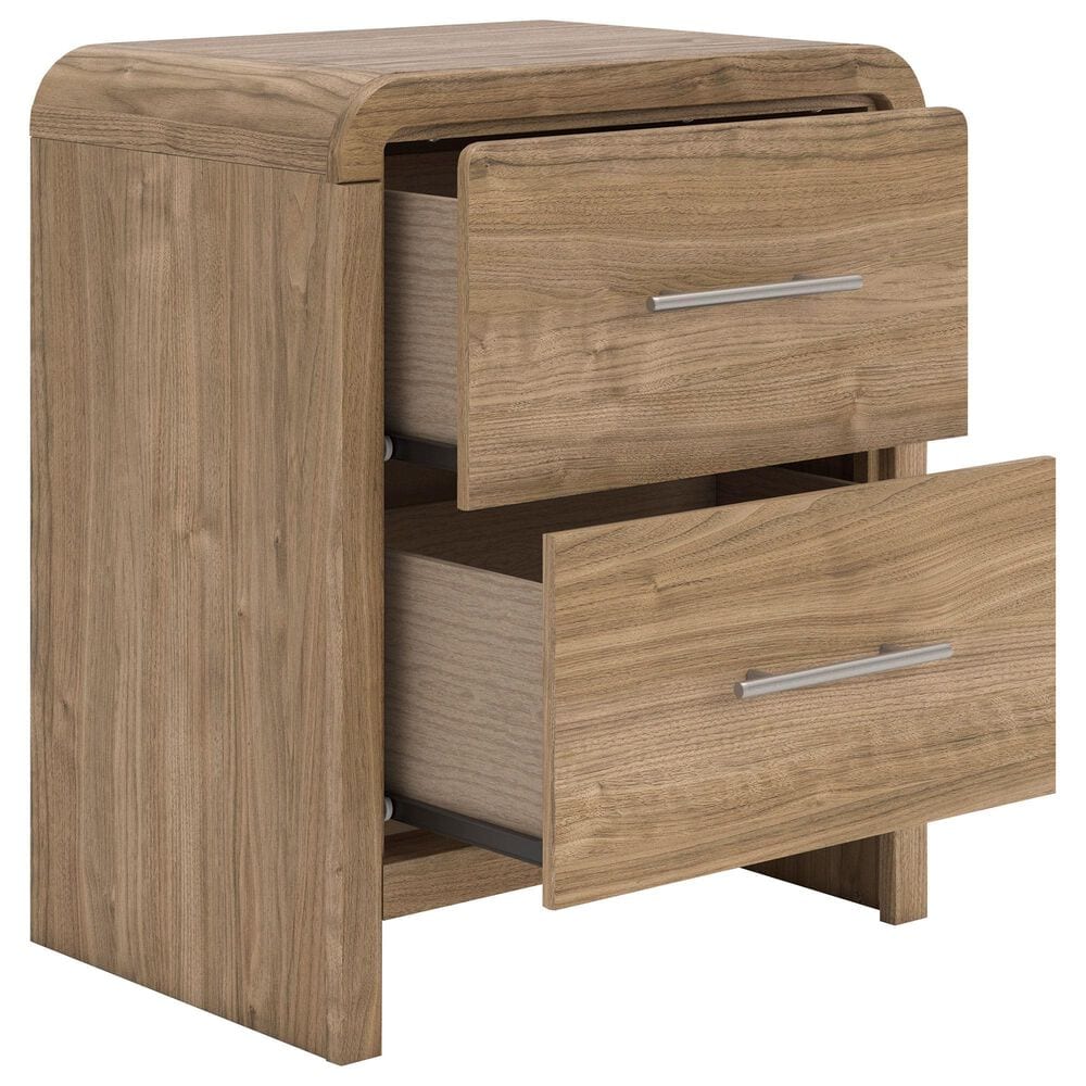 Ashley Gramburg King Platform Bed with Dresser and Two Nightstands in Brown, , large