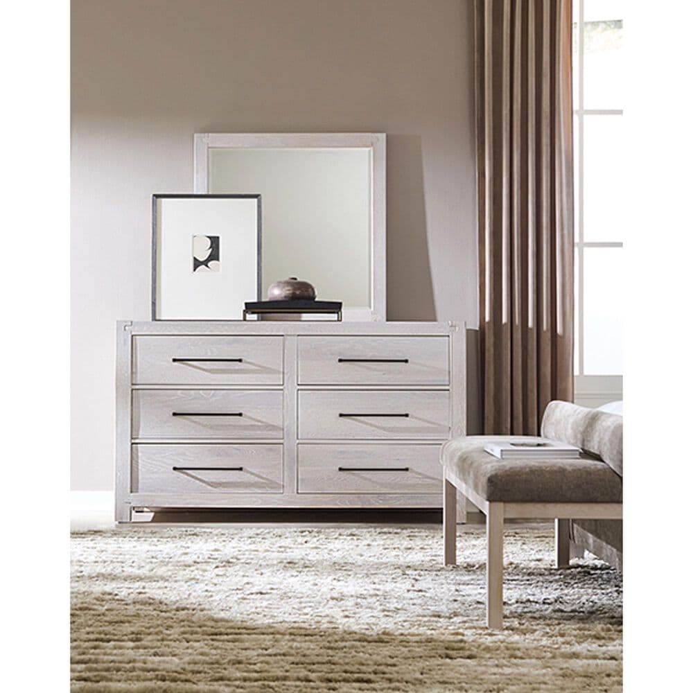 Viceray Collections Joinery 6-Drawer Dresser in Washed White Oak, , large