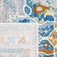 Safavieh Aria 6"6" Square Grey and Blue Area Rug, , large