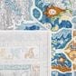 Safavieh Aria 6"6" Square Grey and Blue Area Rug, , large