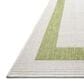 Loloi Easton Green and Ivory 5"3" x 7"6" Indoor/Outdoor Area Rug, , large