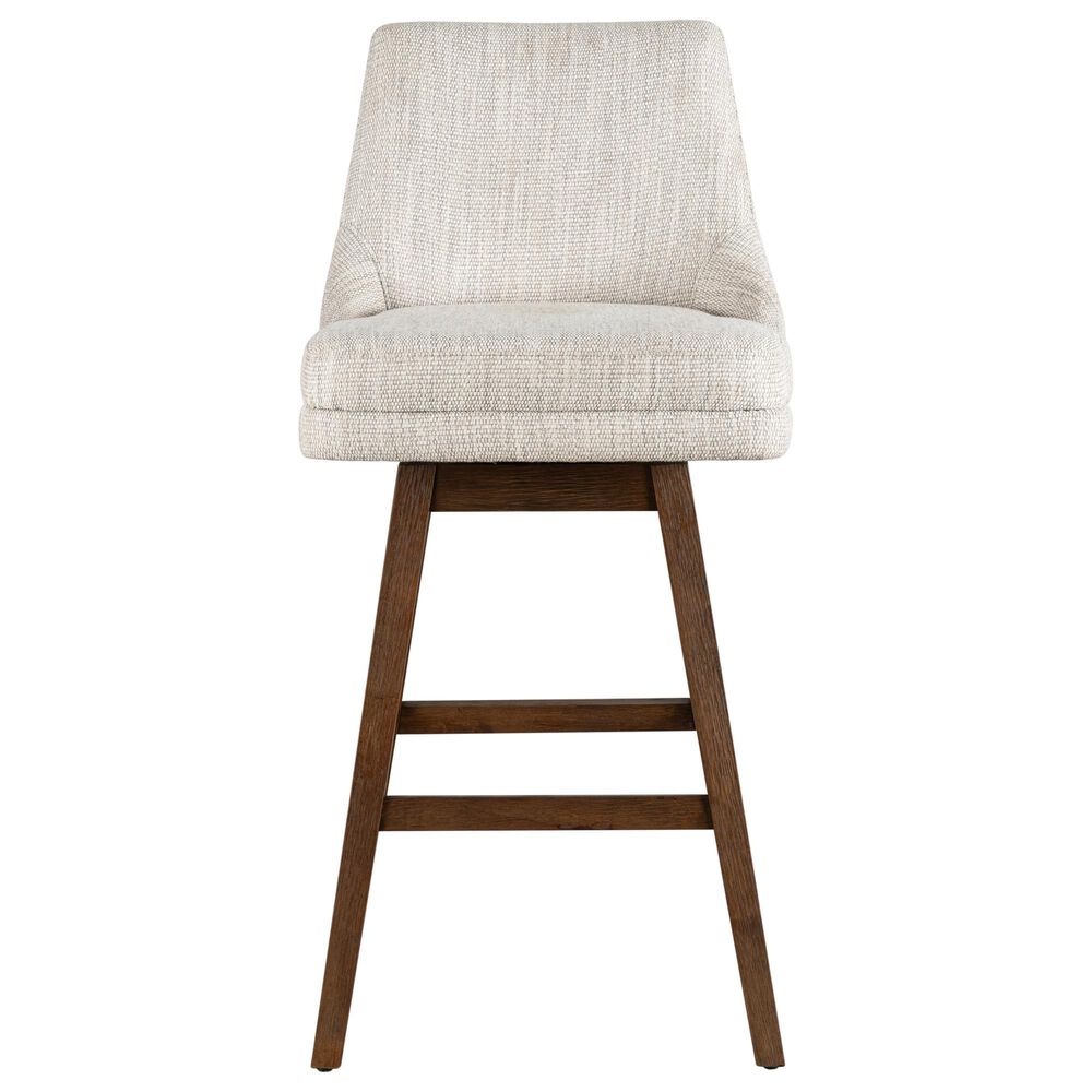 Armen Living Branson 30" Swivel Bar Stool in Brown, , large