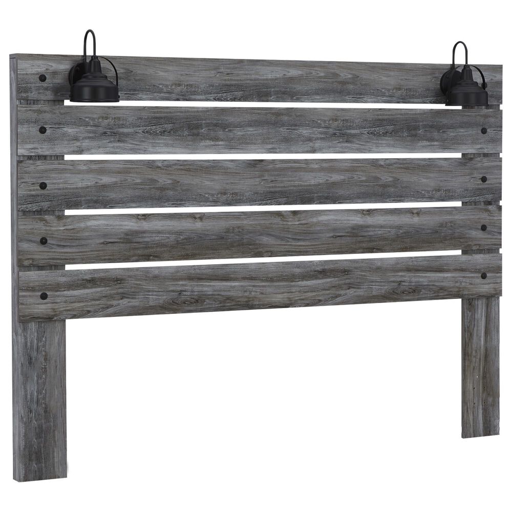 Ashley Baystorm 3-Piece King Panel Headboard Set in Gray, , large
