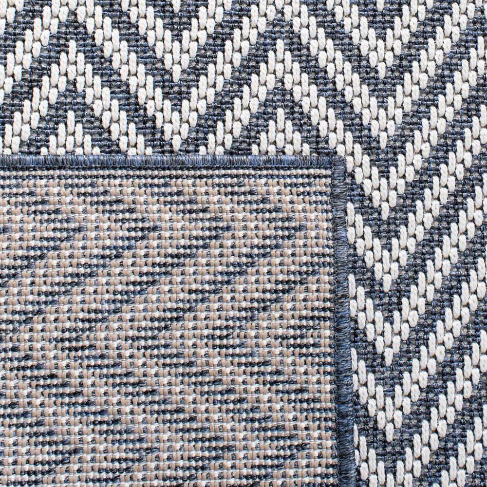 Safavieh Bermuda 2&#39; x 8&#39; Blue and Creme Indoor/Outdoor Area Performance Rug, , large