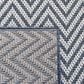 Safavieh Bermuda 2" x 8" Blue and Creme Indoor/Outdoor Area Performance Rug, , large