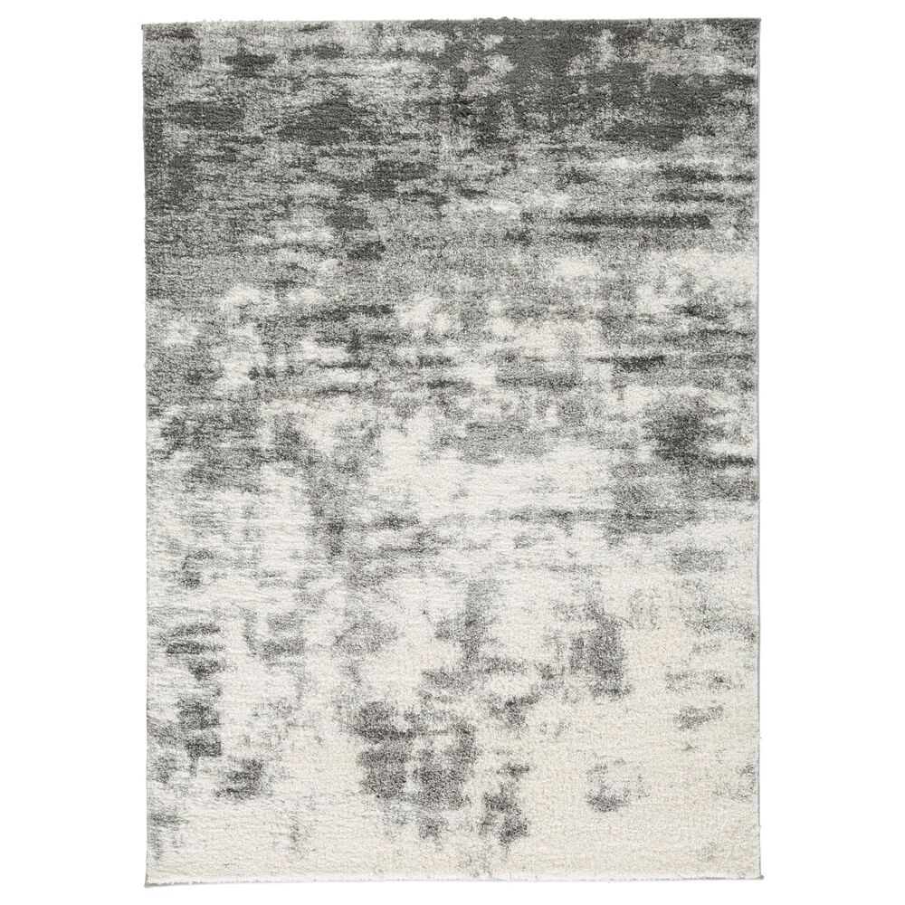 Ashley Gerdie 7"10" x 10" Cream and Gray Area Rug, , large