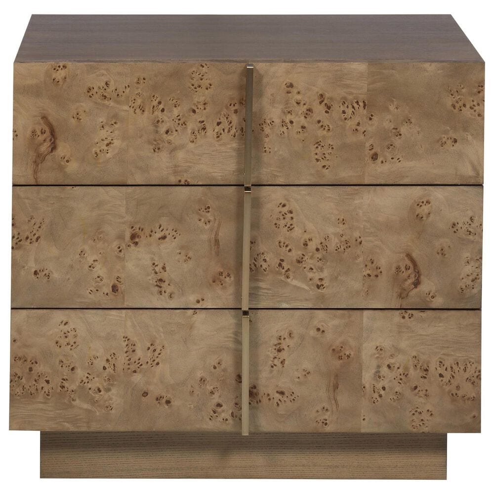 Vanguard Furniture Nova 3 Drawer Nightstand in Saddle, , large