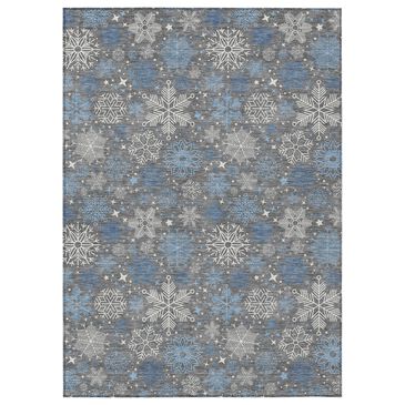 Dalyn Rug Company Wonderland WN31 5" x 7"6" Gray Indoor/Outdoor Area Rug, , large