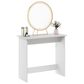HOMLUX Modern Computer Desk in White, , large