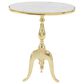 Maple and Jade End Table in Gold and White, , large