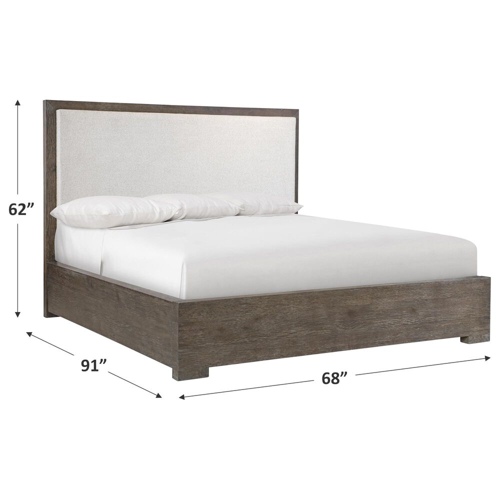Bernhardt Outline Queen Bed in Warm Brown, , large