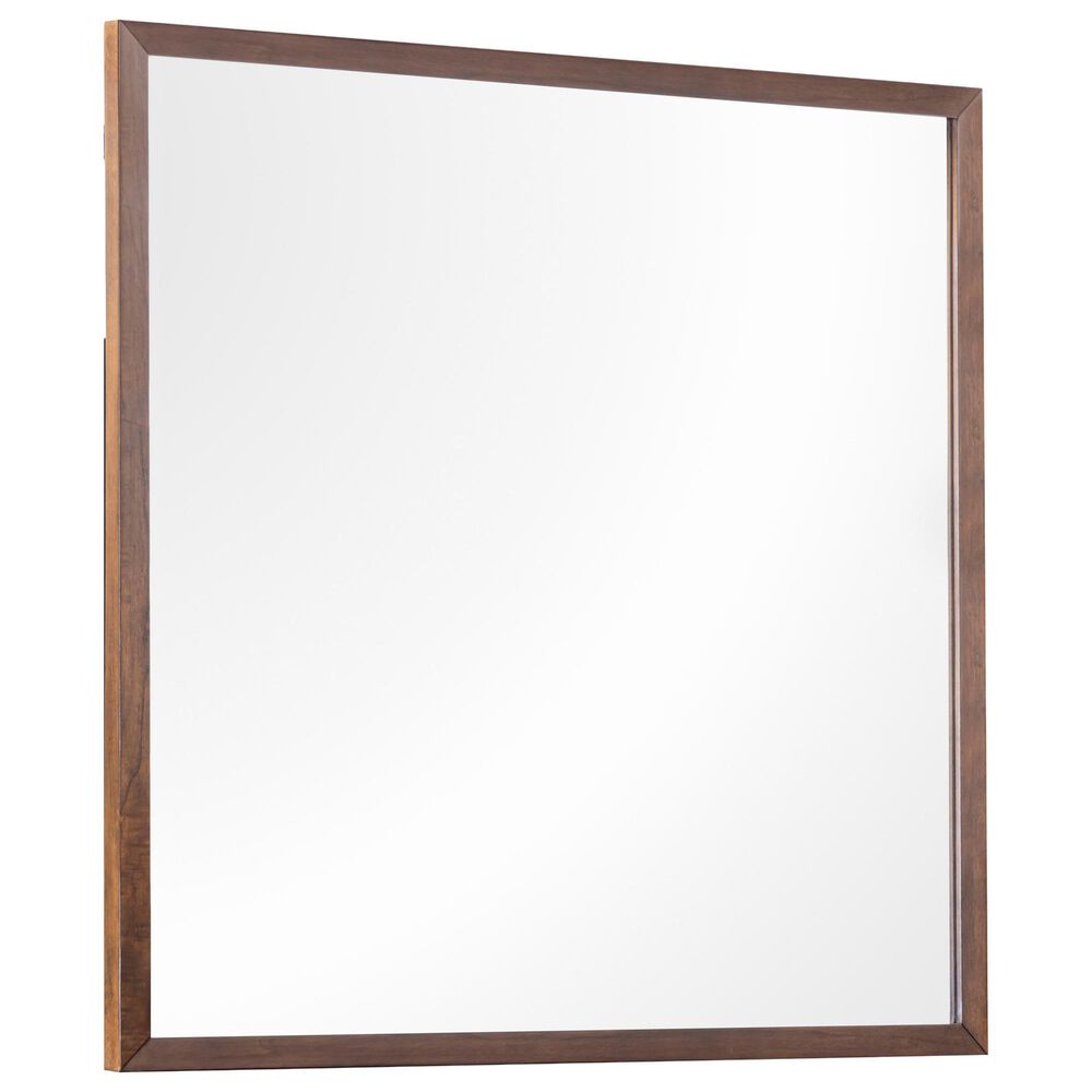 Riva Ridge Jasper Bedroom Mirror in Modern Walnut, , large