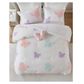 Hampton Park Rio 4-Piece Full/Queen Comforter Set in Purple, Blush Pink and Bright White, , large