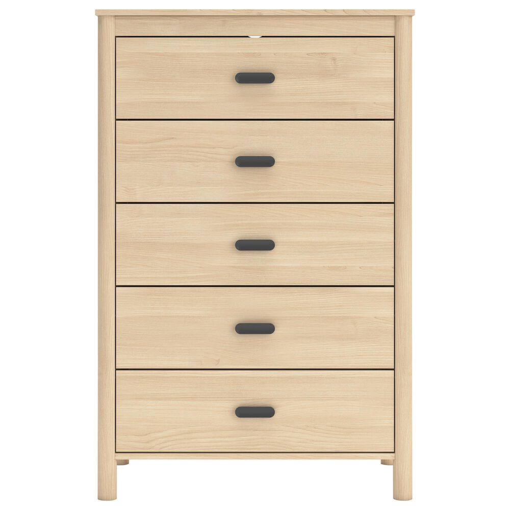 Ashley Cabinella 5-Drawer Chest in Tan, , large