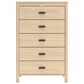 Ashley Cabinella 5-Drawer Chest in Tan, , large